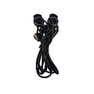 Reflective Lock Laces Black
