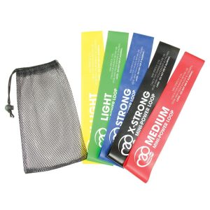 Mini Resistance Loop Bands - Set of 5 Strengths