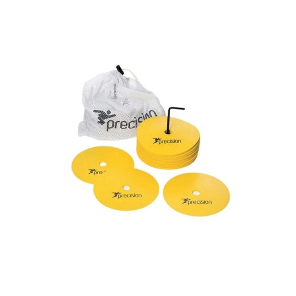 Round Rubber Marker Discs 15cm Yellow x20