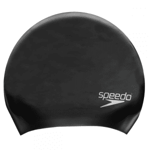 Long Hair Swim Cap Black