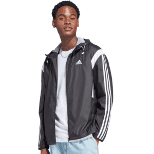Mens Colourblock Windbreaker Black