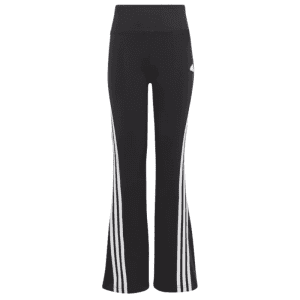Girls Future Icons 3 Stripes Flared Leggings Black