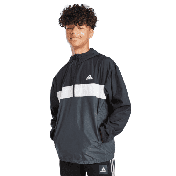 Kids Woven Waterproof Jacket Black