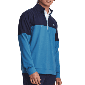 Mens UA Storm 1/2 Zip Blue