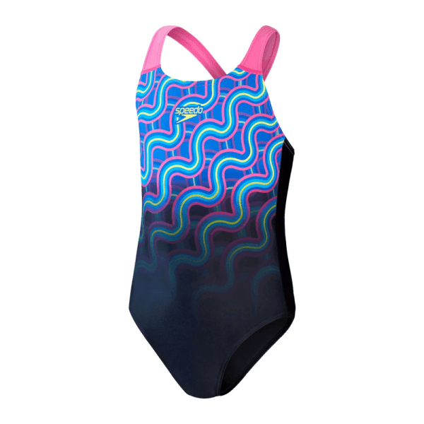 Girls Digital Splashback Swimsuit