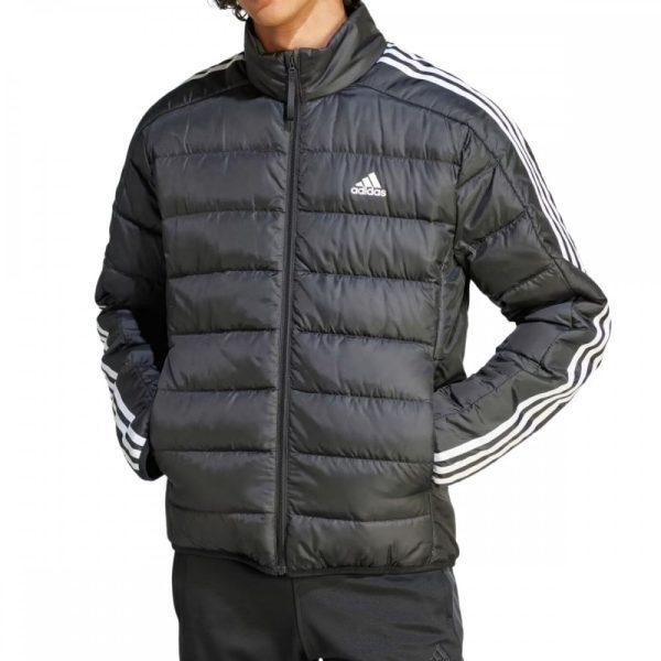 Mens 3 Stripe Light Down Jacket Black