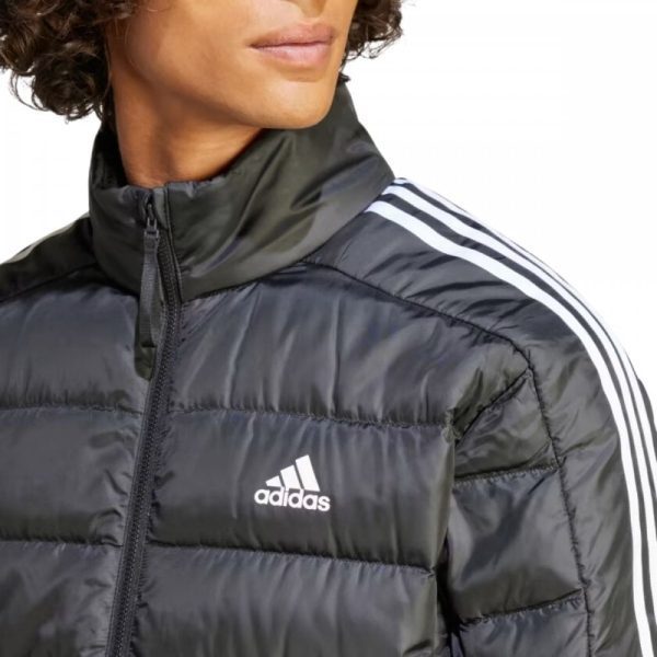 Mens 3 Stripe Light Down Jacket Black