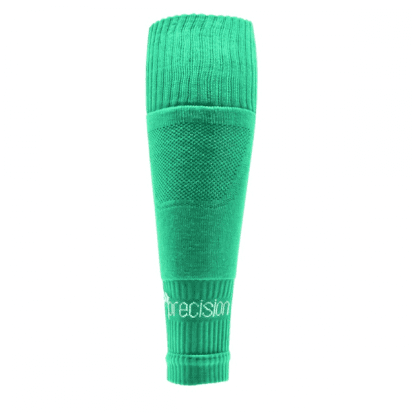 Plain Pro Footless Sleeve Socks Green Senior