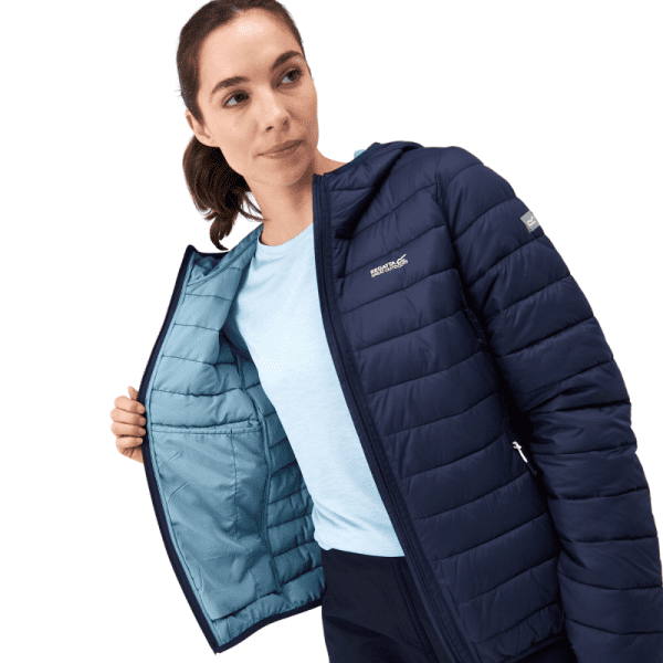 Womens Marizon Baffled Jacket Navy