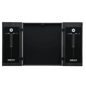 Maestro Black Square Dartboard Cabinet