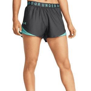 Womens UA Play Up 3.0 Shorts Grey