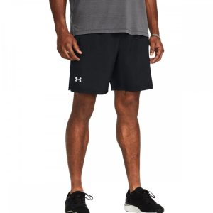 Mens UA Launch 7" Shorts Black