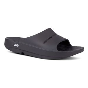 Mens Ooahh Sport Slides Black