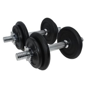 Adjustable Dumbbells Set 20kg Total (10kg each)