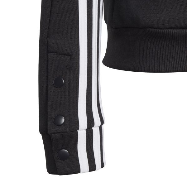 Girls Snap Bomber Jacket Black