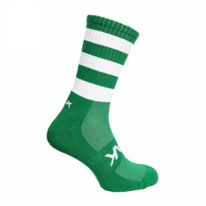 Mid Leg Socks Green/White