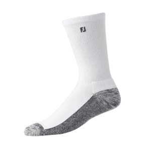 ProDry Crew Golf Socks White