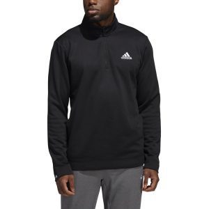 Mens Game & Go Quarter Zip Black