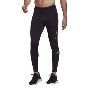 Mens Own the Run Tights Black