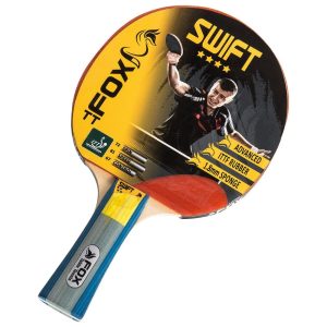 Swift 4 Star Table Tennis Bat Black/Red
