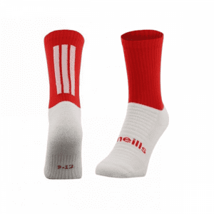 Koolite Red/White Max Midi Socks