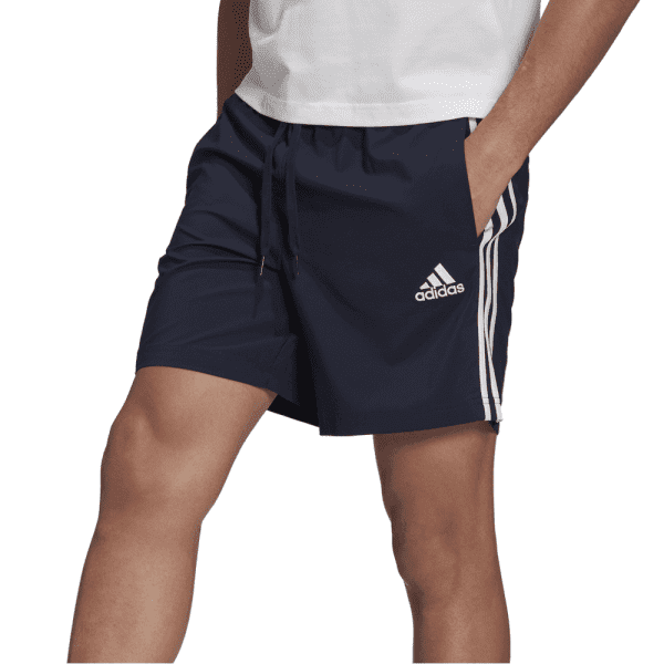 Mens Aeroready Essentials Chelsea 3-Stripes Shorts Navy