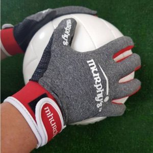 Gaelic Gloves Grey/Red