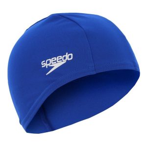 Adults Polyester Swimming Hat Blue