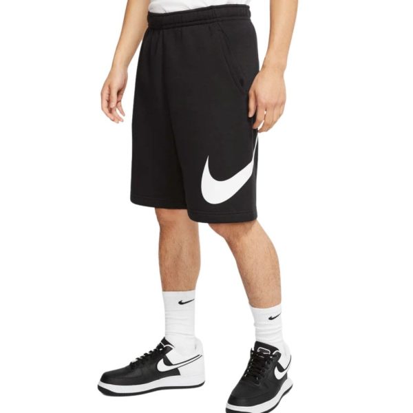 Mens Sportswear Club Graphic Shorts Black