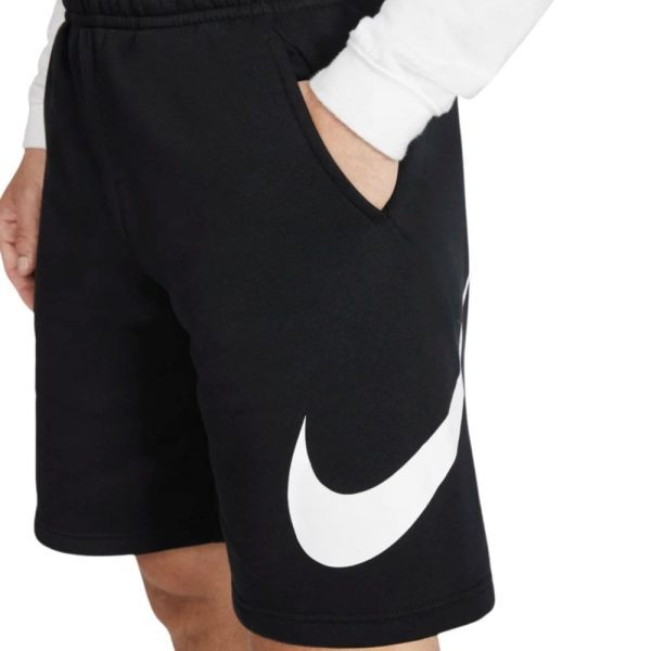 Mens Sportswear Club Graphic Shorts Black