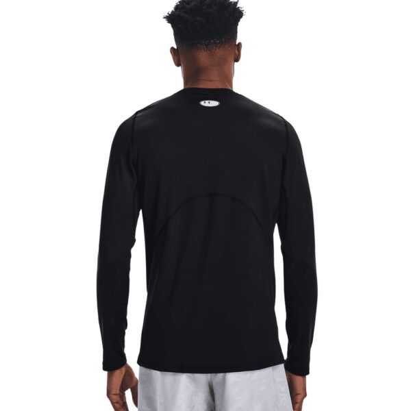 Mens ColdGear Fitted Crew Base Layer Black