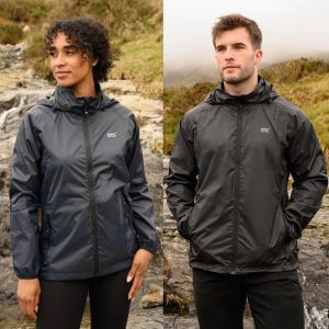 Origin Packable Waterproof Jacket Black