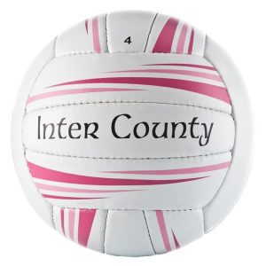 Inter County Gaelic White/Pink Training Balls