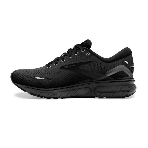 Womens Ghost 15 Running Shoes Black (Wide Fit D)