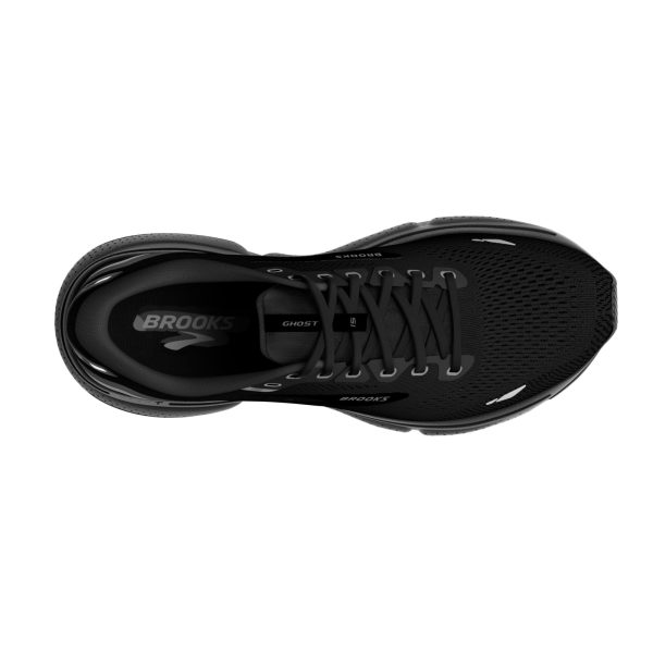 Womens Ghost 15 Running Shoes Black (Wide Fit D)