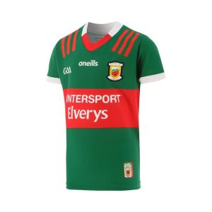 Kids Mayo GAA 2022/23 Green/Red Home Jersey