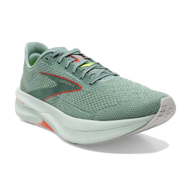 Mens Hyperion Elite 3 Green Running Shoes