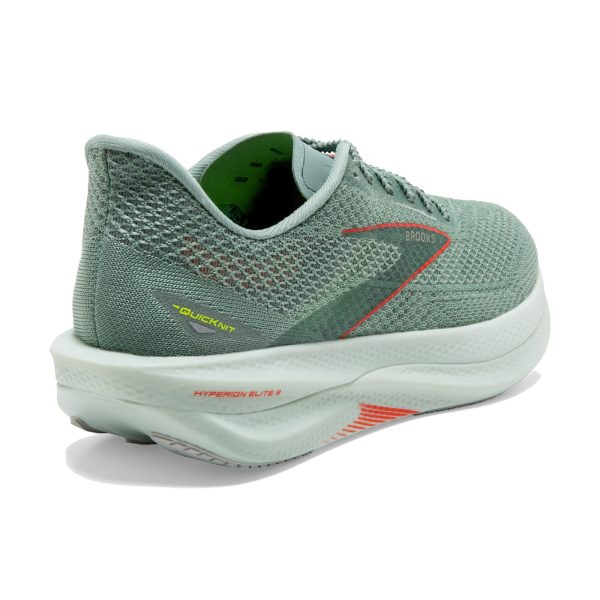 Mens Hyperion Elite 3 Green Running Shoes