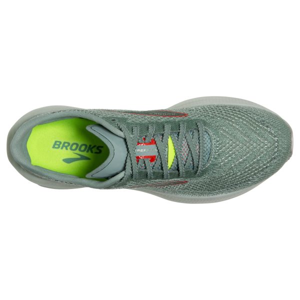 Mens Hyperion Elite 3 Green Running Shoes
