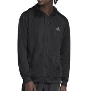 Mens Train Essentials Full Zip Jacket Black