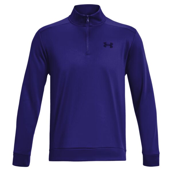 Mens Armour Fleece 1/4 Zip Blue