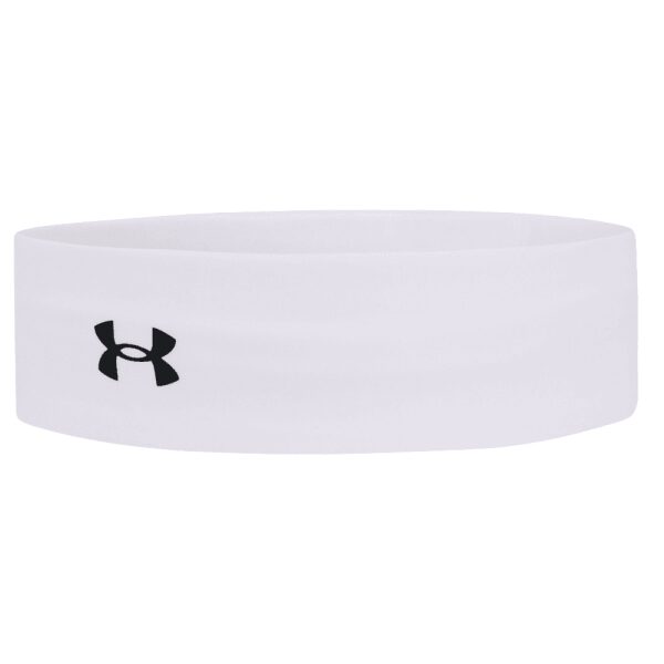 Womens UA Play Up Headband White