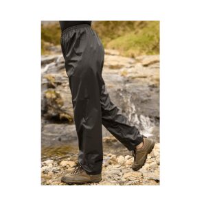 Waterproof Packable Overtrousers Black