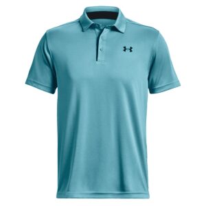 Mens Tech Polo Shirt Blue
