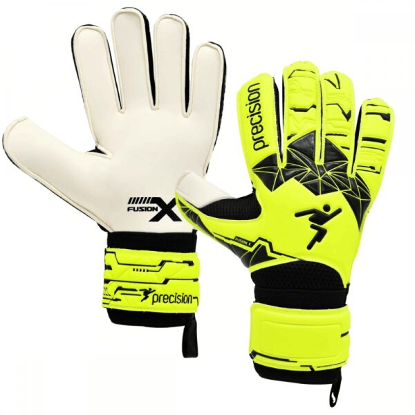 Junior Fusion X Flat Cut Essential Goalkeeper Gloves
