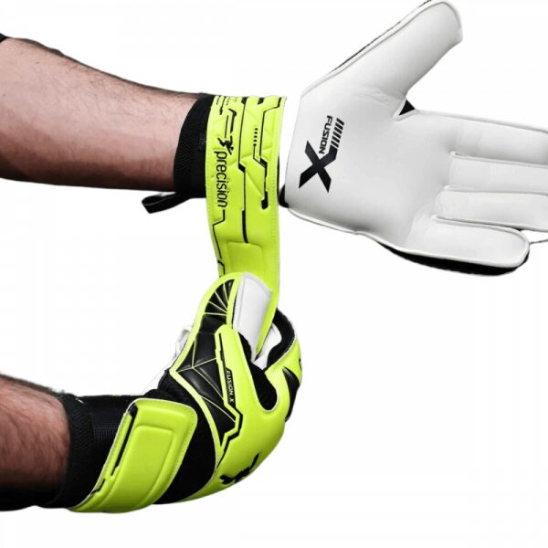 Junior Fusion X Flat Cut Essential Goalkeeper Gloves