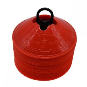 Saucer Cones Set of 50 Red