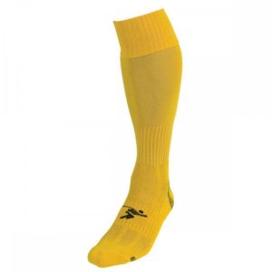 Plain Pro Football Socks Yellow