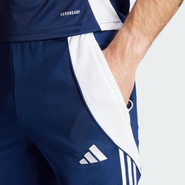 Mens Tiro 24 Slim Fit Tracksuit Bottoms Navy