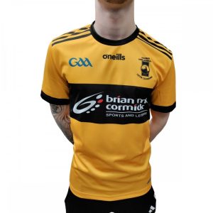 Adults St Eunans GAA Yellow/Black Jersey